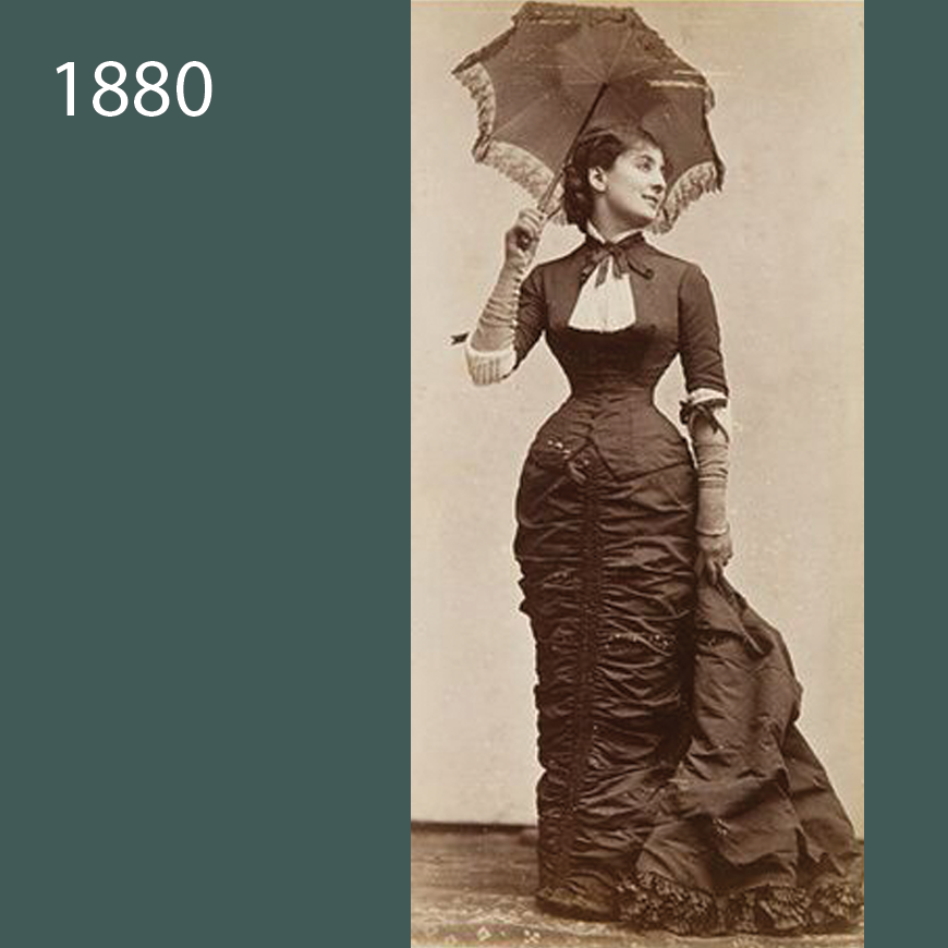 1880s women's fashion