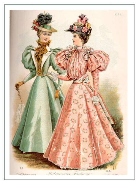 Kateri Schneider, 1895 Fashion History