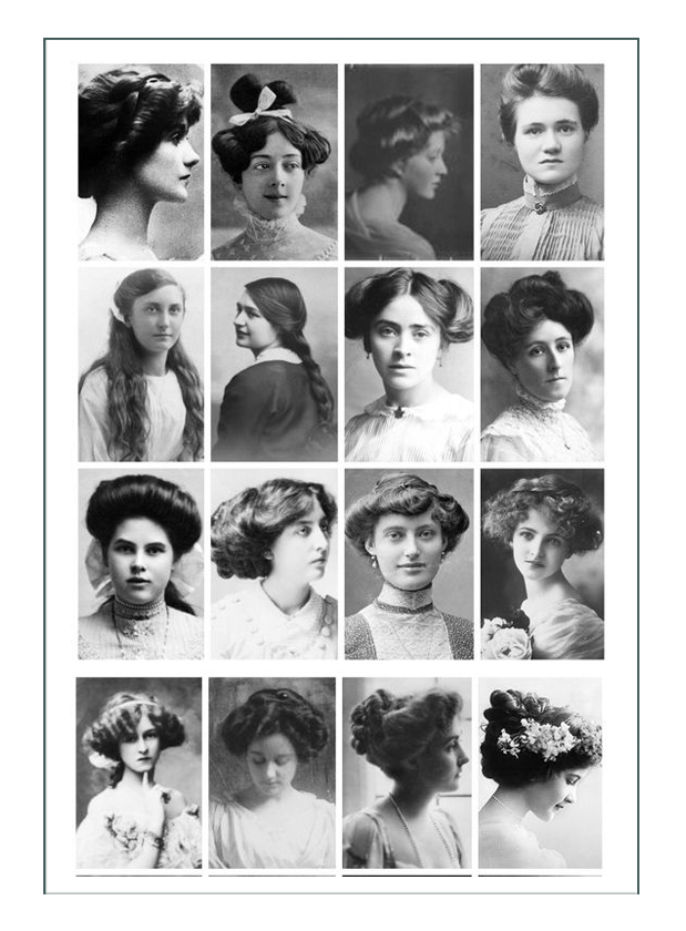 Doty Flowers, 1909 Fashion History