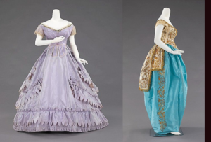 Worth evening / ball gown of Empress Eugenie of France, one of his earliest  patrons (1866-67) : r/fashionhistory