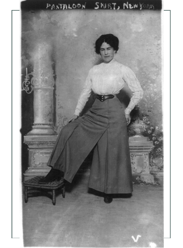 Kateri Schneider, 1890's Riding Outlaw Fashion History & Design Development