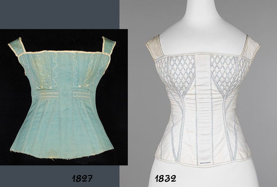 Corset makers by the 1830's…