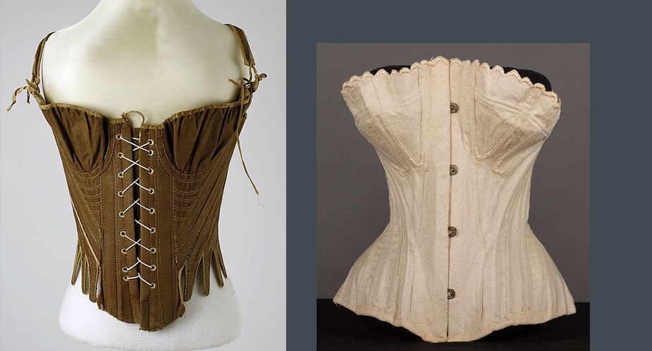 The new style of the 1850’s corset was